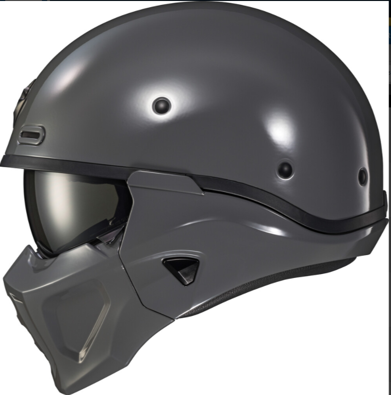 SCORPION EXO COVERT X OPEN-FACE HELMET CEMENT GREY
