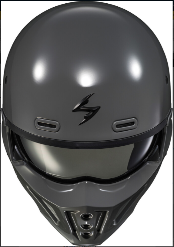 SCORPION EXO COVERT X OPEN-FACE HELMET CEMENT GREY