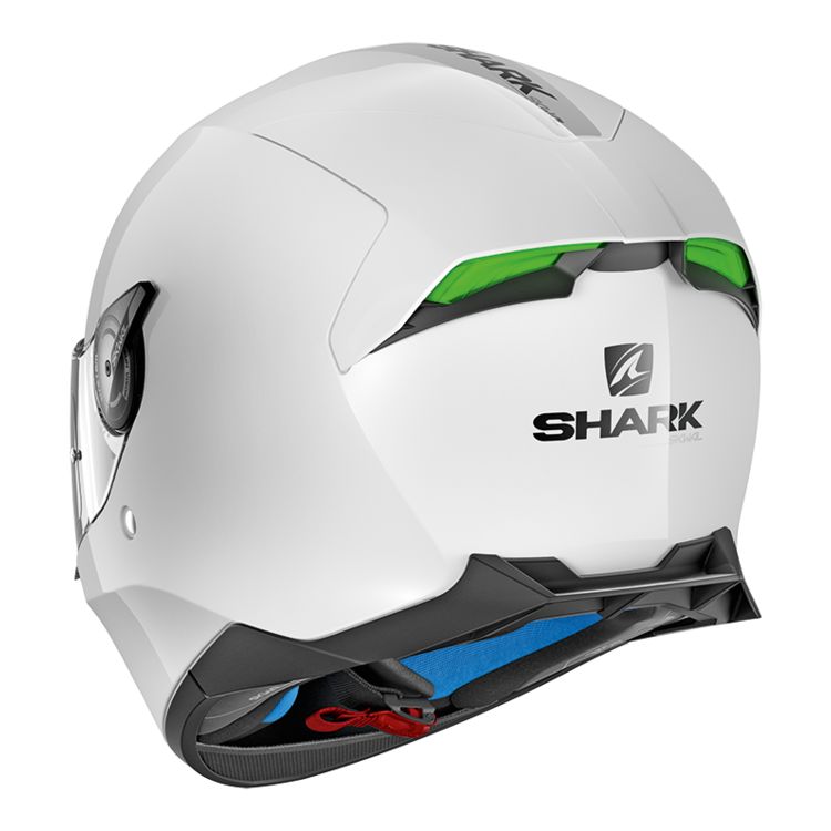 SHARK SKWAL 2 BLANK WHITE HELMET