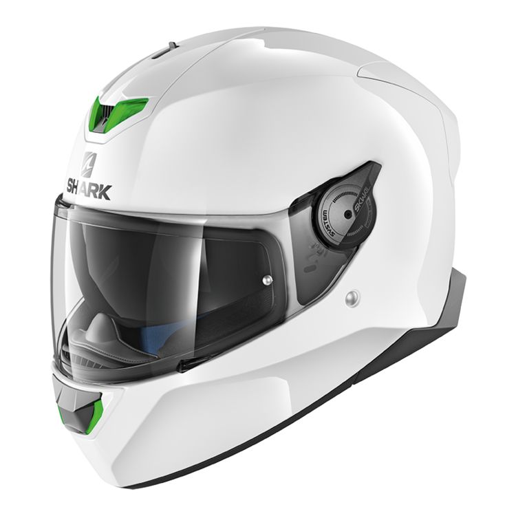 SHARK SKWAL 2 BLANK WHITE HELMET