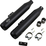 S&S Cycle Grand National Slip-On Mufflers - Black