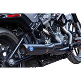 S&S Cycle 2-into-1 Qualifier Exhaust System - Race Only - Guardian Black