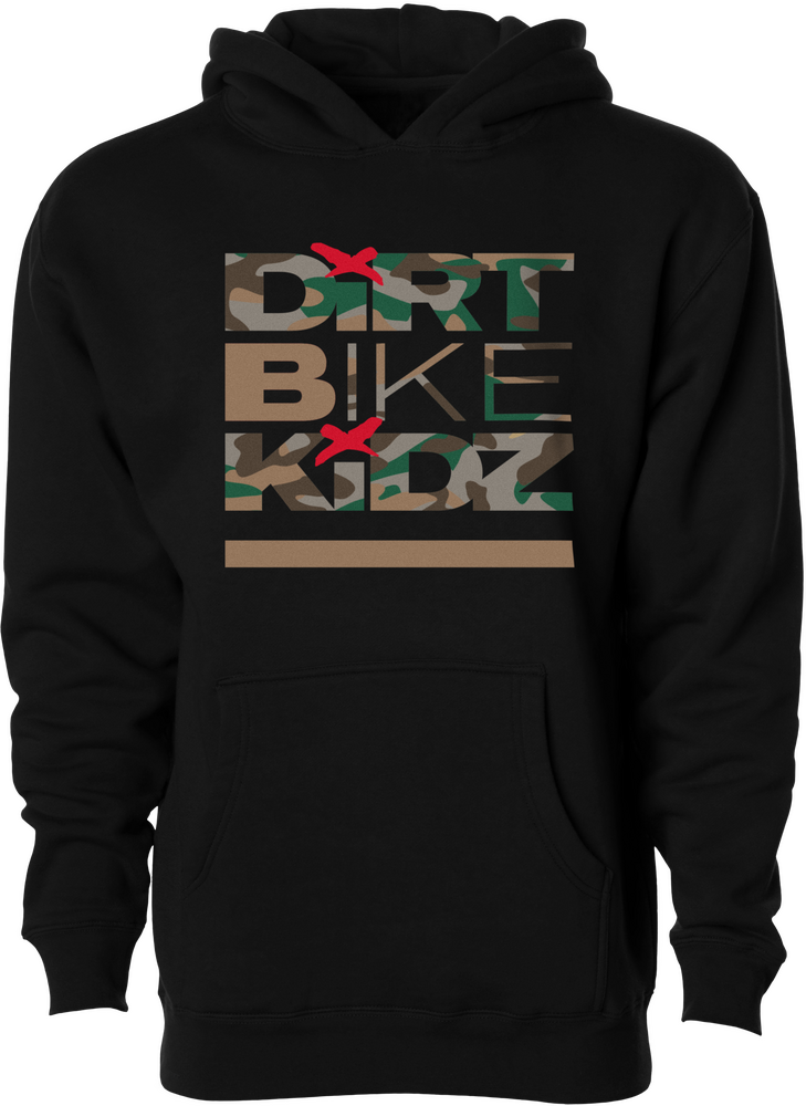 DBK CLASSIC CAMO YOUTH HOODIE BLACK YM