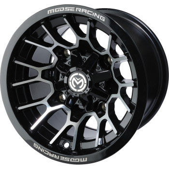 Moose Offroad 24X Wheel - Front/Rear - Black - 15x7 - 4/136 - 5+2