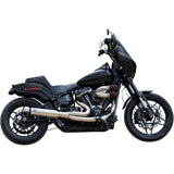 S&S Cycle 2-into-1 Qualifier Exhaust System - Race Only - Brushed Stainless