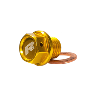 RFX MAGNETIC DRAIN BOLT YELLOW SUZ