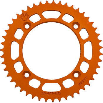 Moose Offroad Rear Aluminum Sprocket Rear Sprocket - Aluminum - 47 Tooth - Orange - Husqvarna/KTM