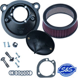 S&S Cycle Super Stock™ Stealth Air Cleaner Kit - Black - Harley-Davidson