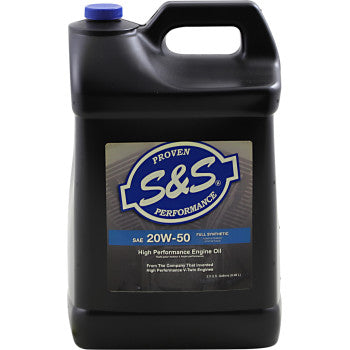 S&S Cycle High Performance Synthetic 20W-50 Engine Oil
