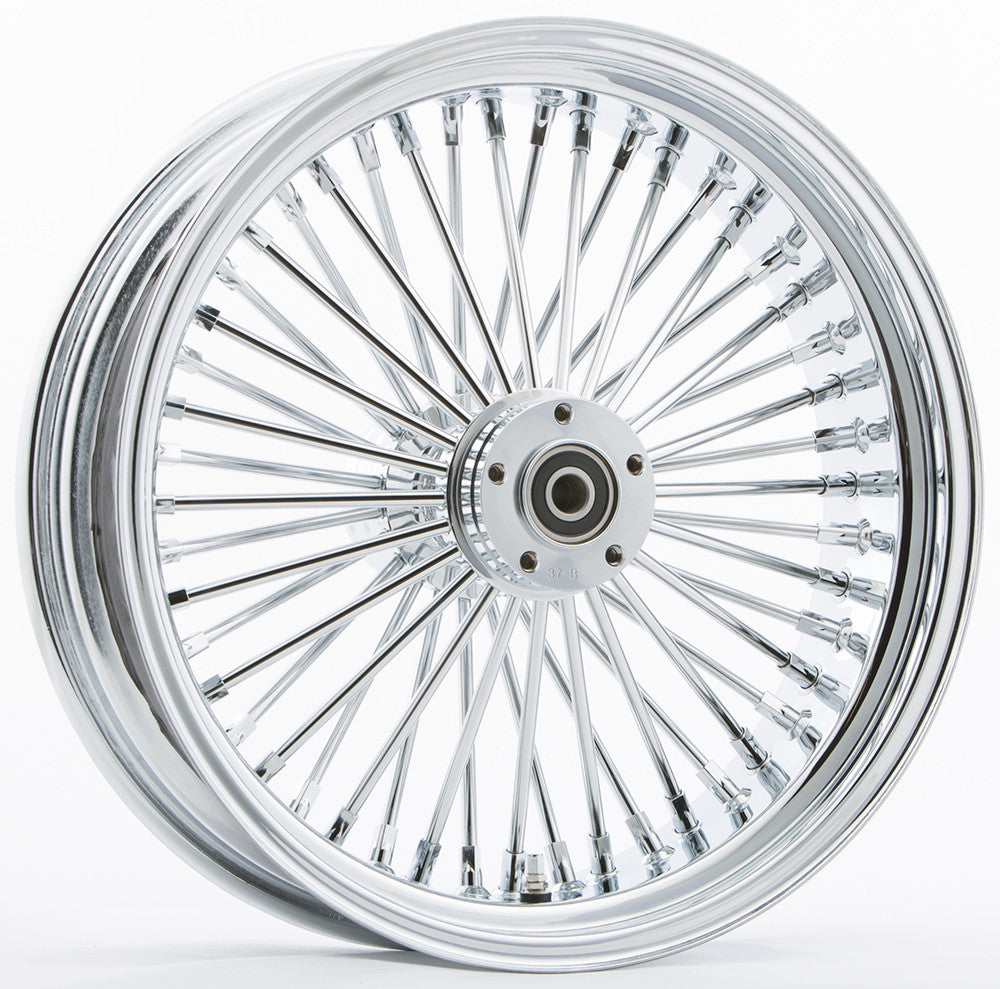HARDDRIVE RR 48-SPK CHROME 18X5.5 WIDE-HUB 3/4" AXL 00 LTR