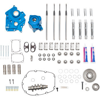 S&S Cycle Cam Chest Kit for M8 - Oil Cooled - 550 Cam - Chrome Pushrods - M8