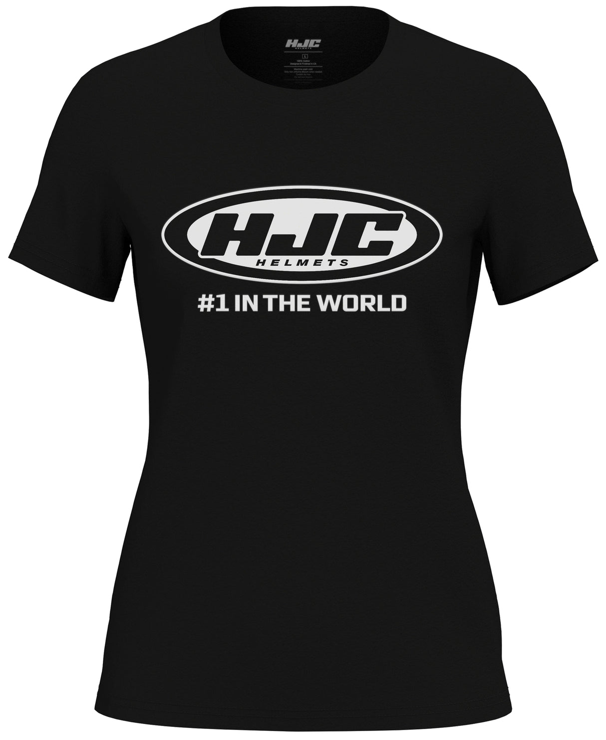 HJC LOGO WOMAN'S T-SHIRT BLACK - CASUAL WEAR