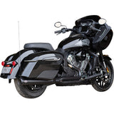 S&S Cycle 2-into-1 Qualifier Exhaust System - Guardian Black - Race Only - Indian with PowerPlus