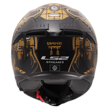 LS2 SAMURAI - GLOSS BLACK/GOLD - Stream II Helmet