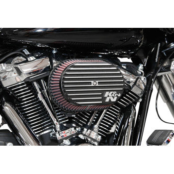 K & N Street Metal Air Intake Kit - Harley-Davidson - M8 - Side Drift