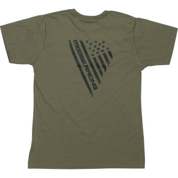 Moose Offroad Youth Salute T-Shirt Youth Salute T-Shirt - Olive