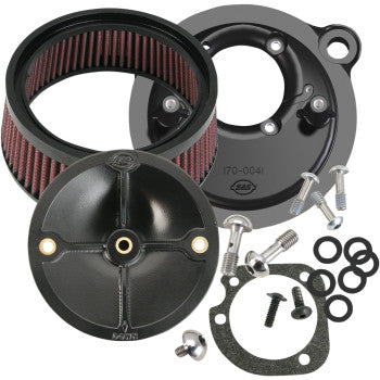S&S Cycle Super Stock™ Stealth Air Cleaner Kit - Black