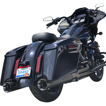 S&S Cycle Shadow Muffler Kit - Black - Harley-Davidson