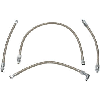 Stainless Steel Braided Oil Line Kit