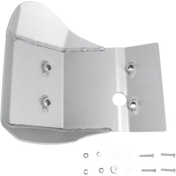 Moose Offroad Aluminum Skid Plate — Skid Plate Skid Plate - Silver - Yamaha - XT 250
