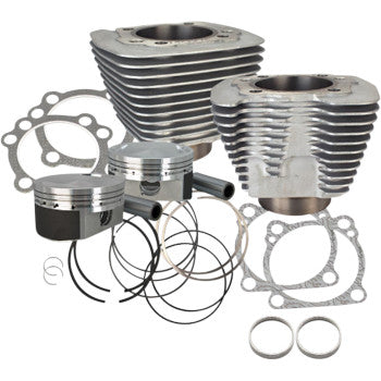 S&S Cycle Cylinder Kit - 1200 cc Conversion - 10.3:1 Compression Ratio - Silver - XL