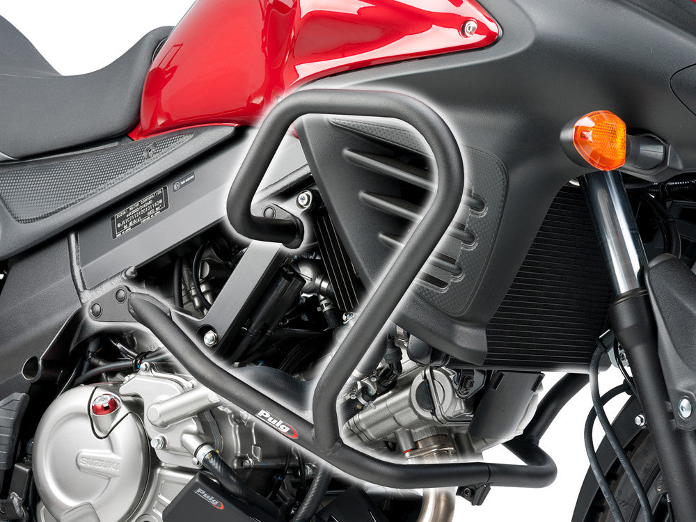 PUIG ENGINE GUARDS BLACK SUZ