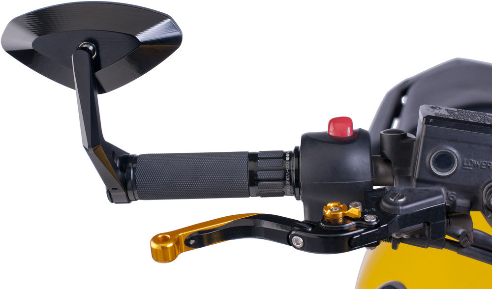 PUIG MIRROR HI-TECH BAR-END L/R BLACK