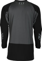 Fly Racing Windproof Black Jersey