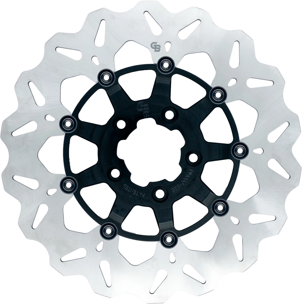 GBRAKES ROTOR 11.8" FLOATING WAVE RR BLACK