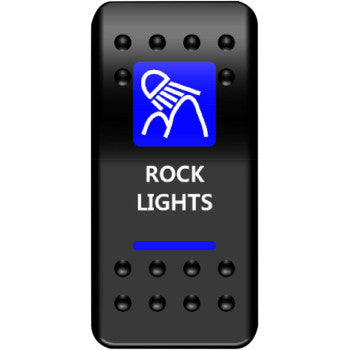Moose Offroad Rocker Switch Rocker Switch - Rock Lights - Blue