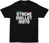 DBK Stache Mullet Moto Black T-Shirt