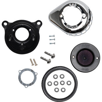 S&S Cycle Air Stinger Stealth Air Cleaner Kit - Chrome - Harley-Davidson
