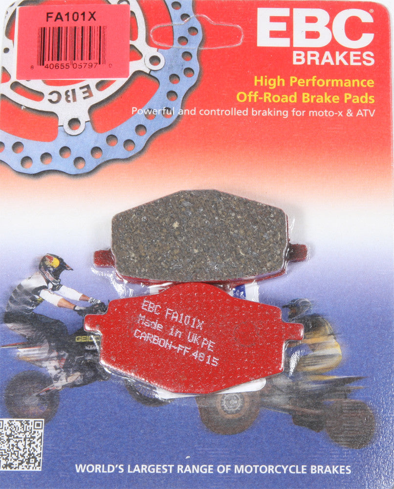 EBC BRAKE PADS FA101X CARBON X SERIES