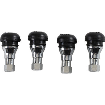 Moose Offroad TR412 Valve Stem Valve Stem - Push-In - Chrome/Black