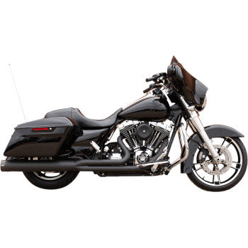 S&S Cycle 2-into-1 Exhaust for '95-'16 FL - Black