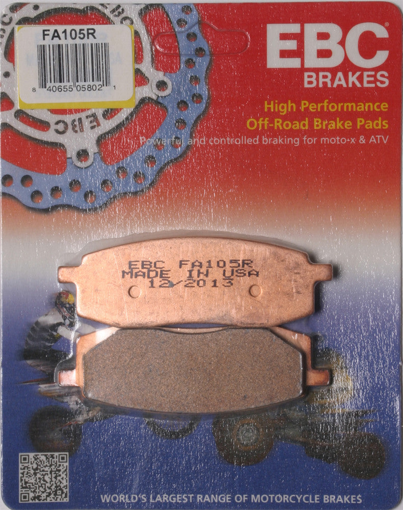 EBC BRAKE PADS FA105R SINTERED R SERIES