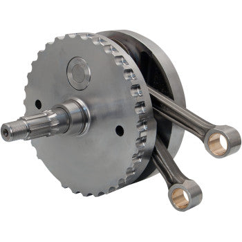 S&S Cycle Replacement Flywheel Assembly - 4.00" - with Sprocket Bearing Race - 88"/95"/100" Twin Cam "A" '03-'06