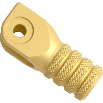Moose Offroad Knurled Shift Tip Knurled Shift Lever Tip - 0 mm - Gold