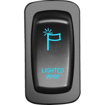 Moose Offroad Low-Profile Switch Switch - Whip Light - Blue