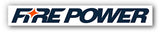FIRE POWER FIRE POWER STICKER WHITE 100 PKS