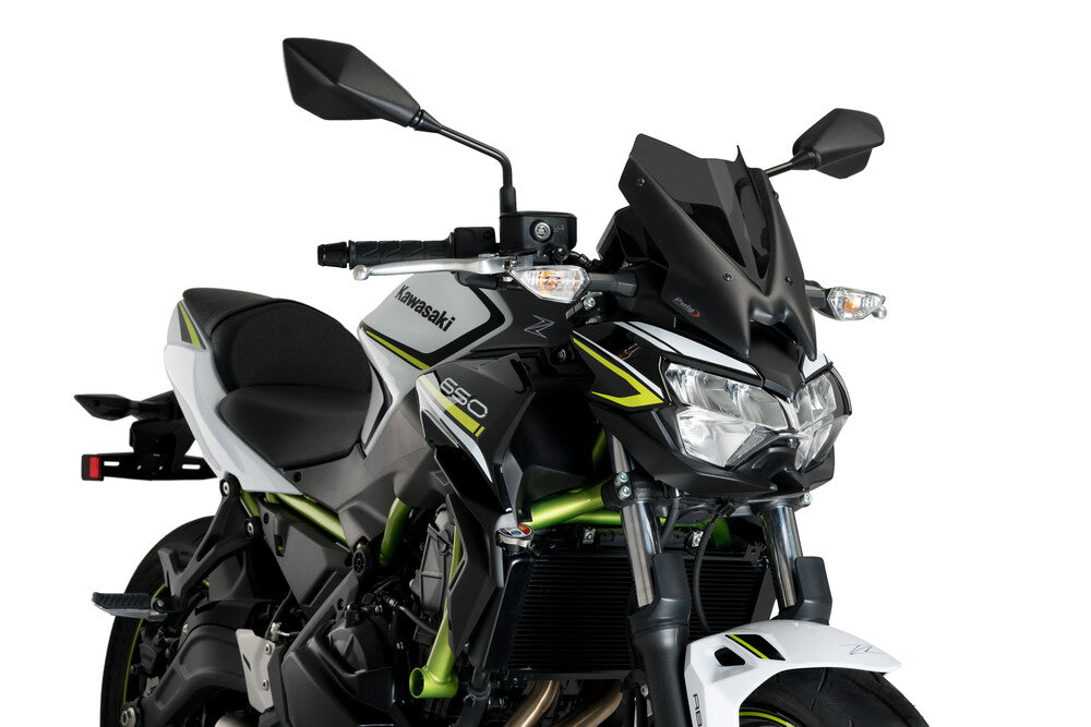 PUIG WINDSCREEN NAKED NEW GEN SPORT DARK SMOKE KAW