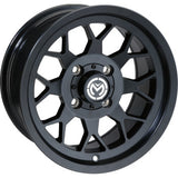 Moose Offroad Wheel - 27X - Front/Rear - Black - 14x7 - 4/110 - 4+3