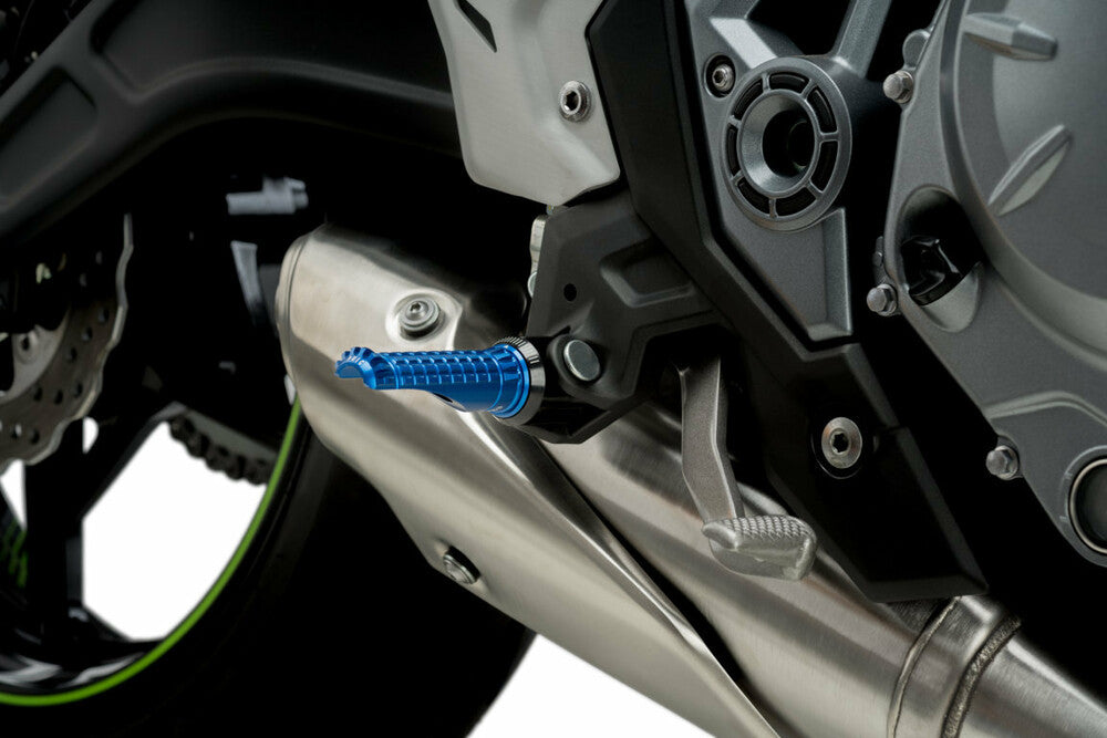 PUIG FOOTPEGS R-FIGHTER BLUE