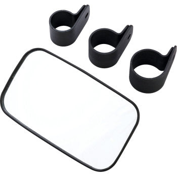 Moose Offroad Rear & Side View UTV Mirror Mirror - Rear/Side View - Rectangle - Black