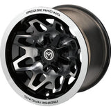 Moose Offroad 416X Wheel Front/Rear - Machined Black - 12x7 - 4/156 - 4+3