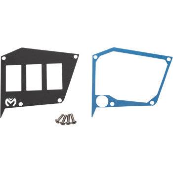 Moose Offroad Dash Plate for RZR Dash Plate - Blue