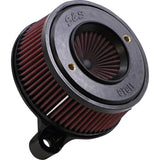 S&S Cycle Air Stinger Stealth Air Cleaner Kit - Black Chrome Ring