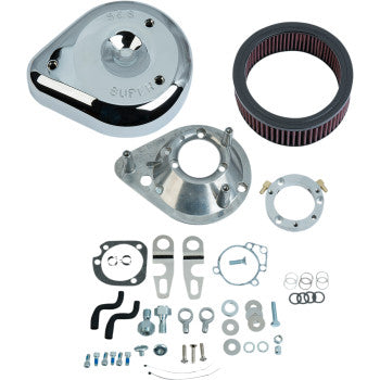 S&S Cycle Teardrop Air Cleaner - Chrome - Harley-Davidson