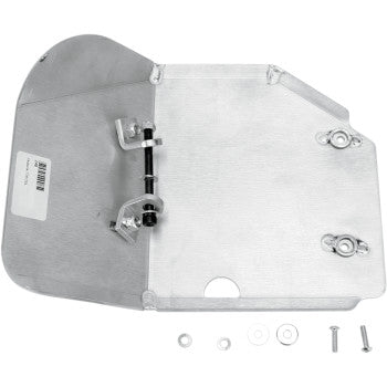 Moose Offroad Aluminum Skid Plate — Skid Plate Skid Plate - Silver - Yamaha - TT-R 125/125 L/LE