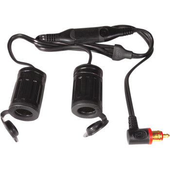 Tecmate OptiMate™ Y-Splitter - DIN to Dual Socket Adapter